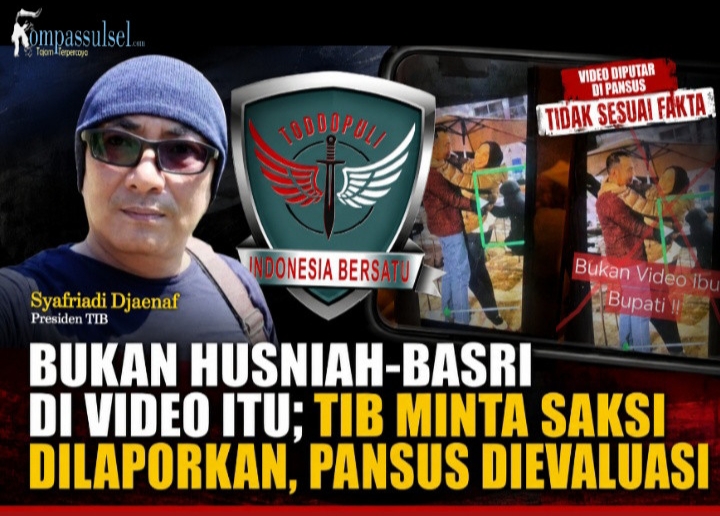 Bukan Husniah-Basri di Video Itu; TIB Minta Saksi Dilaporkan, Pansus Dievaluasi