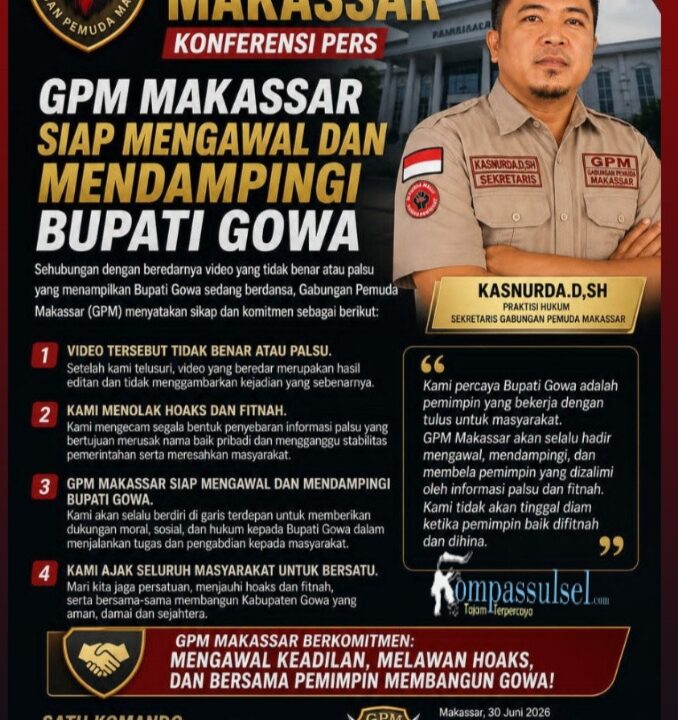 Video Viral Picu Polemik, GPM: Jangan Vonis Seseorang Sebelum Ada Pembuktian Hukum
