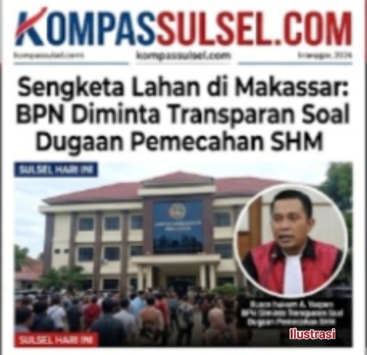 Sengketa Lahan di Makassar: BPN Diminta Transparan Soal Dugaan Pemecahan SHM